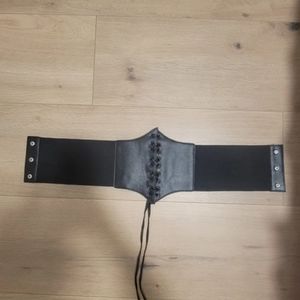 black corset belt